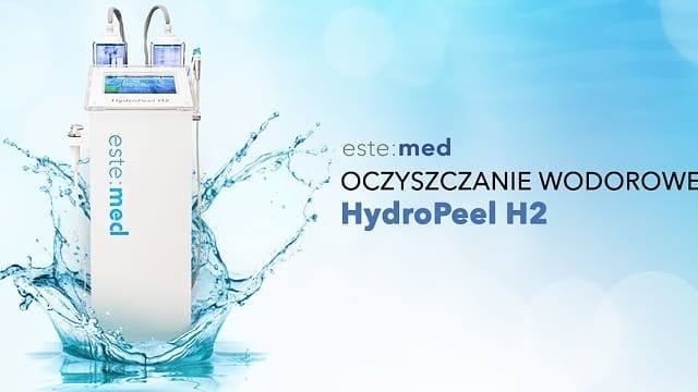 Pielęgnacja twarzy z wykorzystaniem urządzenia HYDROPEEL H2 ESTE:MED