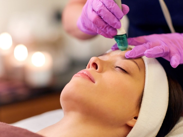 Gesichtsbehandlungen mit Technologie