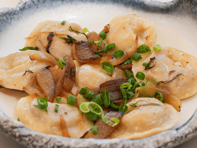 Pasta und Piroggen